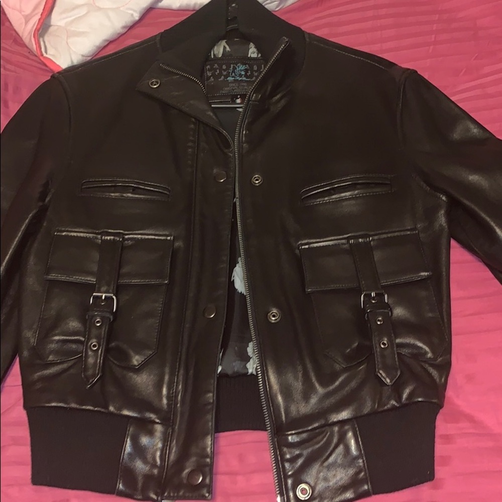 Leather jacket